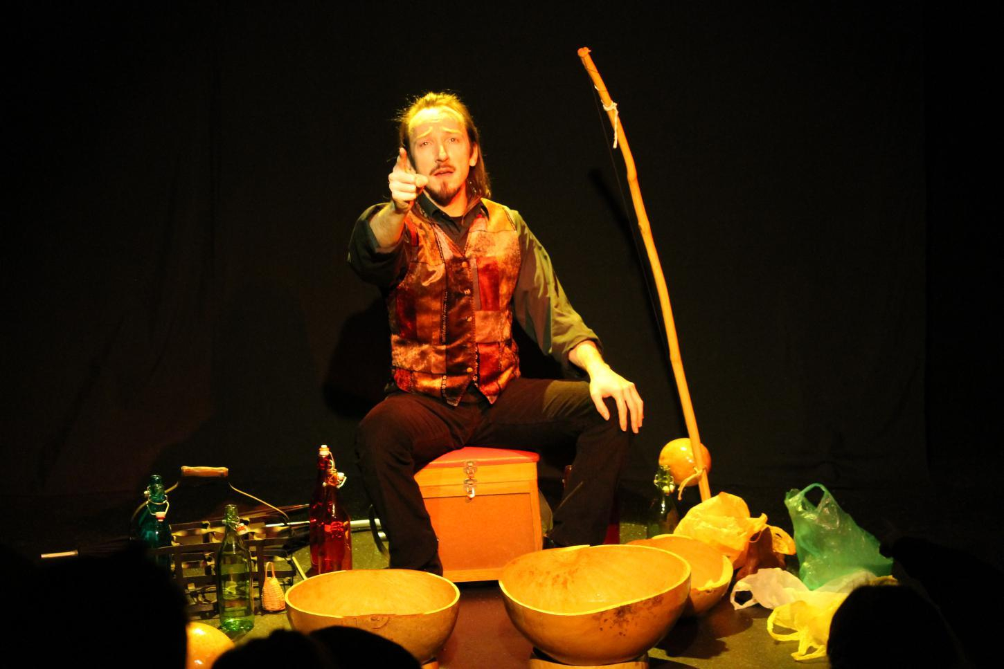 photo d'arnaud redon lors de son spectacle